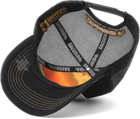 Sacudido's Western Rodeo Cap | Team Roping, Team Penning & Ranch Sorting | 6 Panel High Crown Cowboy | Adjustable Men Women in Saudi Arabia