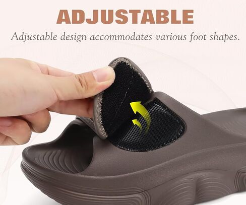 COFACE Recovery Sandals Womens 2026 Orthopedic Orthotic Plantar Fasciitis Relief Comfortable Arch Support Women's Walking Beach Slides Sandalias de Mujer Open Toe Slip On Brown Size 10 in Saudi Arabia