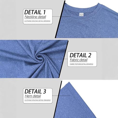 Men's Short Sleeve Crew Neck T-Shirt Breathable Slim Fit Athletic Tee for Gym Running and Daily Wear Summer Casual in Kuwait