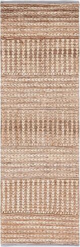 SAFAVIEH Natural Fiber Collection Runner Rug - 2'6" x 8', Natural, Handmade Farmhouse Jute, Ideal for High Traffic Areas in Living Room, Bedroom (NF960A) in Saudi Arabia