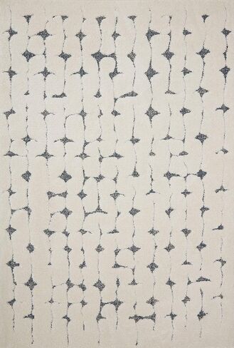 Loloi Hagen Collection HAG-04 White/Navy 9'-6" x 13' Area Rug in Kuwait