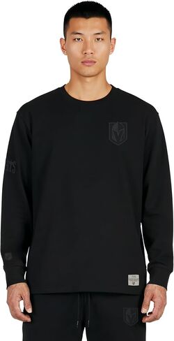 Game 7 x NHL Men's Officially Licensed Long Sleeve Classic Crew Neck Cotton T-Shirt in Saudi Arabia
