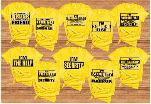 Funny Group Drinking Shirts: If Found Drunk, Matching Reunion Tees Multi in Kuwait