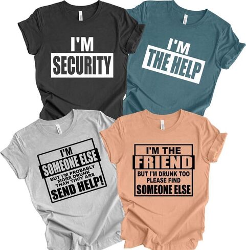 Funny Group Drinking Shirts: If Found Drunk, Matching Reunion Tees Multi in Kuwait