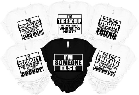 Funny Group Drinking Shirts: If Found Drunk, Matching Reunion Tees Multi in Kuwait