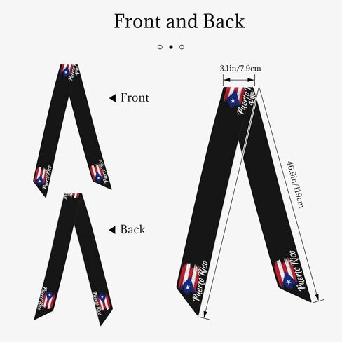 Cute Flag Head Scarf Hair Neck Scarves For Women Purse Bag Scarfs For Handbags Headscarf Fashion in Saudi Arabia