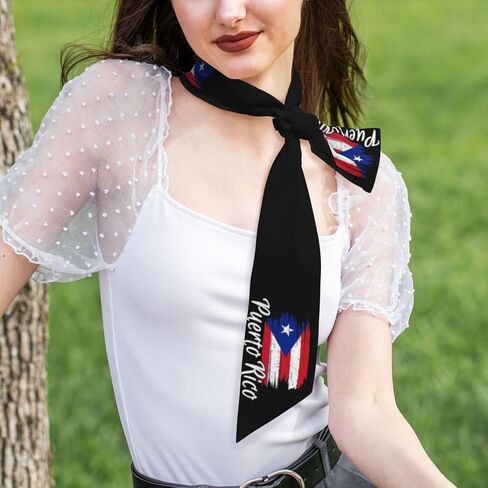 Cute Flag Head Scarf Hair Neck Scarves For Women Purse Bag Scarfs For Handbags Headscarf Fashion in Saudi Arabia