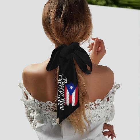 Cute Flag Head Scarf Hair Neck Scarves For Women Purse Bag Scarfs For Handbags Headscarf Fashion in Saudi Arabia