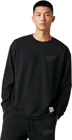 Game 7 x NHL Men's Officially Licensed Long Sleeve Classic Crew Neck Cotton T-Shirt in Saudi Arabia