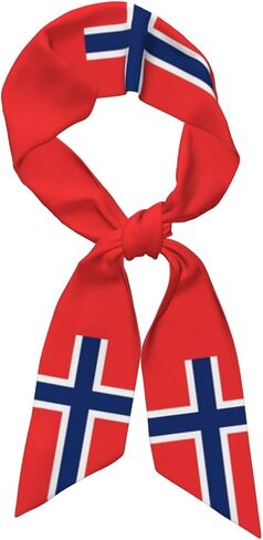 Cute Flag Head Scarf Hair Neck Scarves For Women Purse Bag Scarfs For Handbags Headscarf Fashion in Saudi Arabia