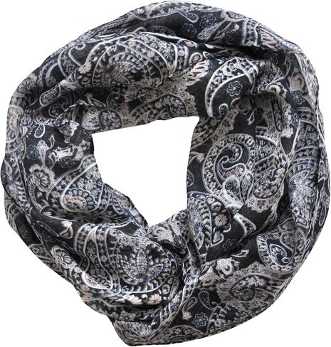 Colorful Infinity Scarf for Women Spring Summer Lightweight Printed Fashion Scarves for Travel in Saudi Arabia
