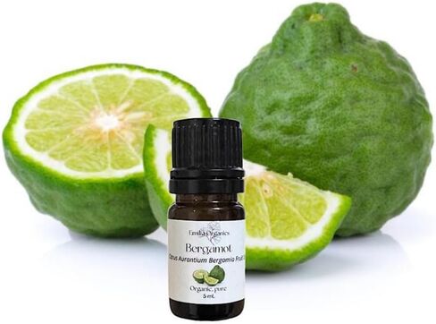 Bergamot Essential Oil FCF, Organic, Pure, Natural, 5 mL in Saudi Arabia