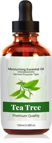 Tree Tea Essential Oil Pure, Natural, Undiluted Essential Oils for Skin Essential Oils for Diffuser Skin & Hair Care, DIY Soaps & Candles (100ml, Tea Tree) in Saudi Arabia