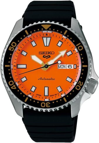 SEIKO 5 Sports Automatic Orange Dial Men's Watch SRPL89K1 in Kuwait