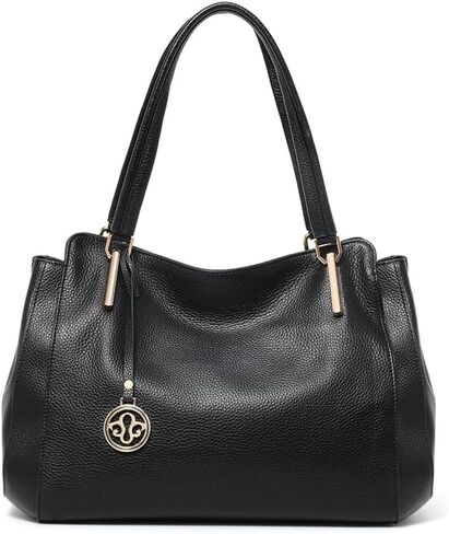 Soft Leather Handbags Women New Large Capacity Genuine Leather Shoulder Bag Women Cowhide Fashion Women Middle-aged Bag in Saudi Arabia