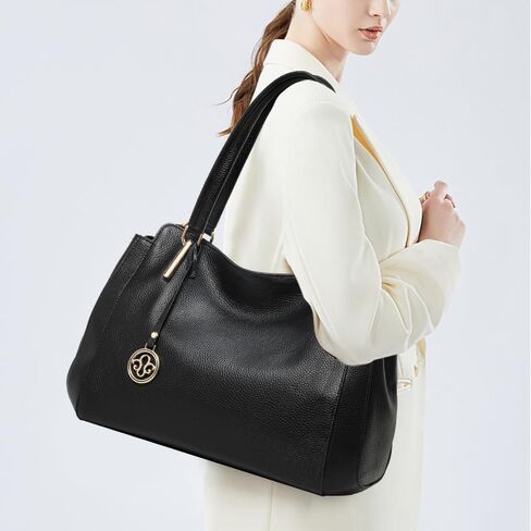 Soft Leather Handbags Women New Large Capacity Genuine Leather Shoulder Bag Women Cowhide Fashion Women Middle-aged Bag in Saudi Arabia