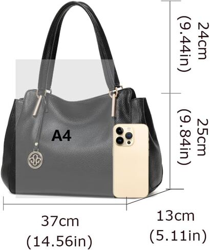 Soft Leather Handbags Women New Large Capacity Genuine Leather Shoulder Bag Women Cowhide Fashion Women Middle-aged Bag in Saudi Arabia