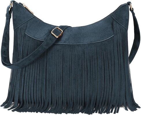Shoulder Bags for Women Summer Western Fringe Vegan Leather Purse Cowgirl Purses Women's Crossbody Bag in Saudi Arabia