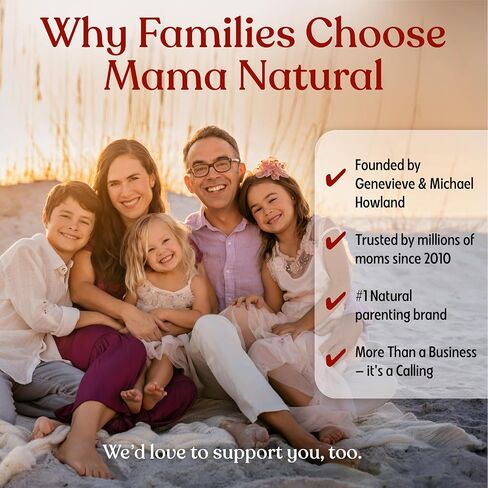 Mama Natural Organic Postnatal Vitamins for Women | One A Day Whole Food Postnatal Multivitamin for Breastfeeding & Postpartum Support | Non-GMO with Iron, Iodine & Moringa | 30 Servings in Saudi Arabia