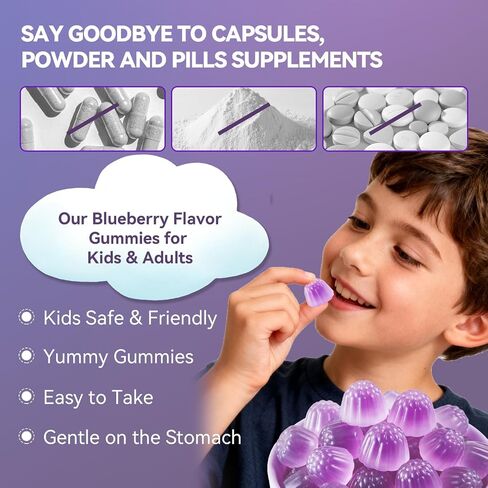Height Growth Gummies for Kids & Teens - Calcium, Vitamin D3 + K2, Zinc, Magnesium, L-Arginine - Teen Multivitamin Gummies for Children Bone Strength and Immunity - 60 Gummies in Saudi Arabia