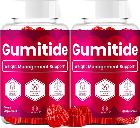 (2 Pack) Gumitide Gummies - Gumi Tide Support Advanced Formula Gummy Maximum Strength, Daily GumitideGummies Premium All Natural Ingredients Overall Health & Wellness Reviews, 120 Gummies for 2 Months in Saudi Arabia