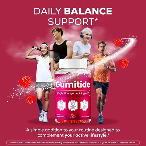 (2 Pack) Gumitide Gummies - Gumi Tide Support Advanced Formula Gummy Maximum Strength, Daily GumitideGummies Premium All Natural Ingredients Overall Health & Wellness Reviews, 120 Gummies for 2 Months in Saudi Arabia