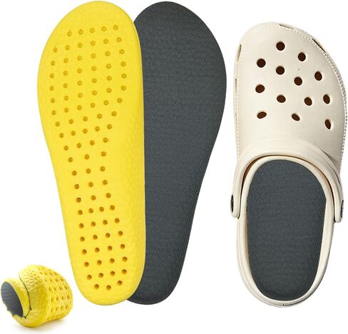 Wide Toe Box Insoles for Barefoot Shoes, Memory Foam Replacement Inserts for Men Women, Shock Absorbing Breathable Comfort Fit for Wide Feet (Men 6-6.5 | Women 8-8.5(9.84") in Saudi Arabia