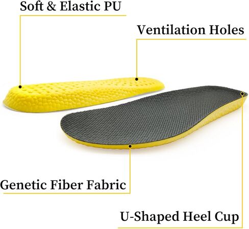 Wide Toe Box Insoles for Barefoot Shoes, Memory Foam Replacement Inserts for Men Women, Shock Absorbing Breathable Comfort Fit for Wide Feet (Men 6-6.5 | Women 8-8.5(9.84") in Saudi Arabia