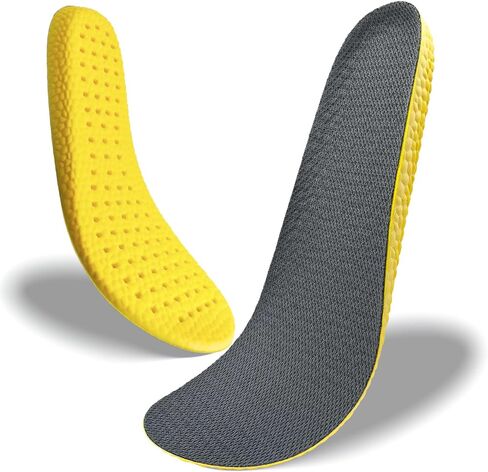 Wide Toe Box Insoles for Barefoot Shoes, Memory Foam Replacement Inserts for Men Women, Shock Absorbing Breathable Comfort Fit for Wide Feet (Men 6-6.5 | Women 8-8.5(9.84") in Saudi Arabia