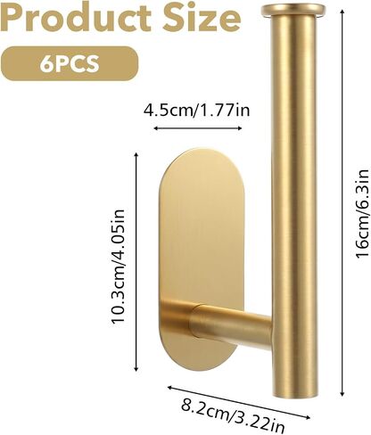 6 Pcs Adhesive Curtain Holdbacks, Gold Metal Curtain Tie Backs No Drill Curtains Pull Backs for Walls, Windows, Doors in Saudi Arabia