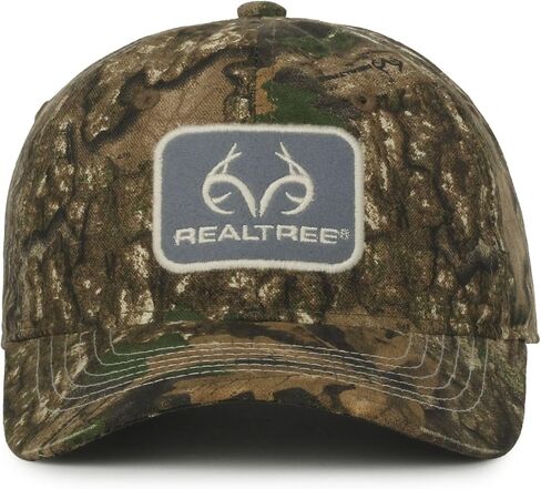 قبعة Realtree APX Camo للسيدات - قبعة قماشية غير منظمة ذات مظهر منخفض، إغلاق بلاستيكي بالإطباق، مقاس واحد in Kuwait