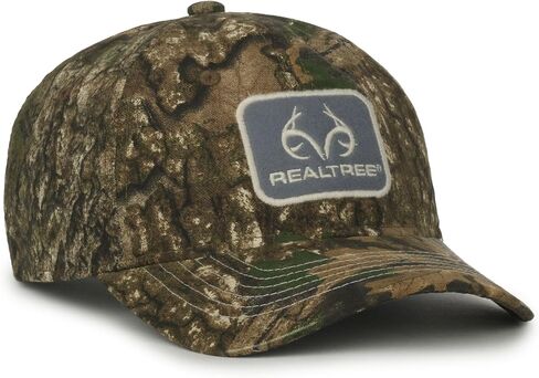 قبعة Realtree APX Camo للسيدات - قبعة قماشية غير منظمة ذات مظهر منخفض، إغلاق بلاستيكي بالإطباق، مقاس واحد in Kuwait