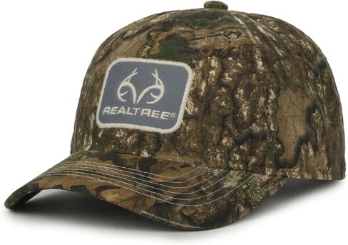 قبعة Realtree APX Camo للسيدات - قبعة قماشية غير منظمة ذات مظهر منخفض، إغلاق بلاستيكي بالإطباق، مقاس واحد in Kuwait