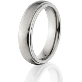 The Jewelry Source Custom 6mm Titanium Band, USA Made Titanium Rings, Comfort Fit Ring in Saudi Arabia