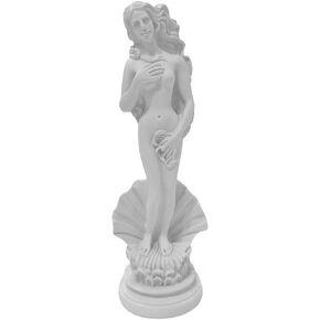 Aphrodite Statue The Birth of Venus 7.6 Inch - Greek Roman Goddess Sculpture, Handmade Resin Art Figurine Classical White Statue, Home & Office Decor in Saudi Arabia