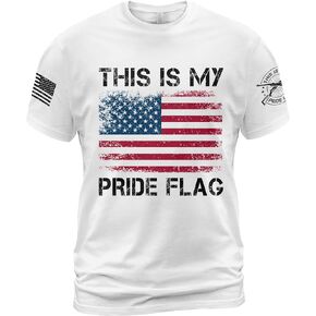This is My Pride Flag Shirt, 4th of July Shirts for Men, American Flag Shirt, Patriotic Shirts for Men in Saudi Arabia