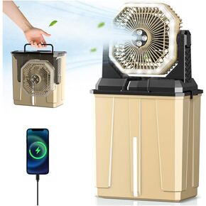 Stroller Fan Rechargeable - Portable Fan for Stroller, Timing Baby Fan, 35H Battery Operated Fan, 3 Speeds Baby Stroller Fan, Rotatable Car Seat Fan, Car Fan for Baby, Clip On Fan with Flexible Tripod in Saudi Arabia