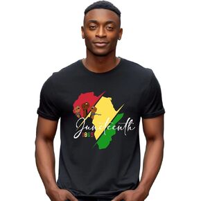 LBP Juneteenth Shirts for Men African American Freedom Celebrate 1865 T-Shirt Black History Tee Tops in Saudi Arabia