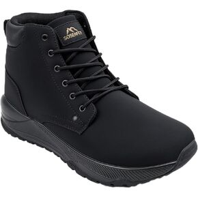 Wide Toe Box Slip Resistant Work Boots for men, Mid Top Non Slip Boots for Standing All Day, Cushioned Ankle Support Shoes for Restaurant Kitchen, Food Service & Wet Floors in Saudi Arabia