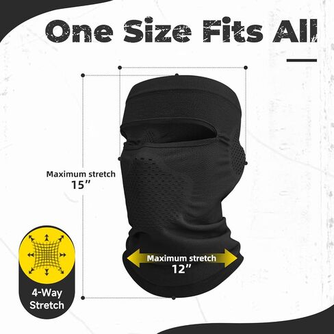 Breathable Open Top Balaclava Shiesty Mask for Men Women, Outdoor Tactical Gear for Skiing, Motorcycle, Hiking in Saudi Arabia