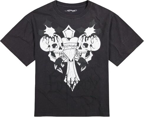 تي شيرت ED HARDY للرجال ذو أكمام قصيرة برسوم جرافيك in Kuwait