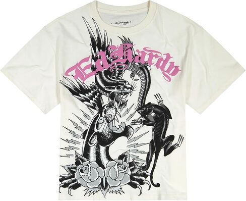 تي شيرت ED HARDY للرجال ذو أكمام قصيرة برسوم جرافيك in Kuwait