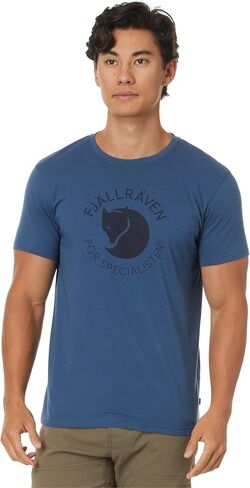 Fjällräven Fox Men's T-Shirt - Breathable, Comfortable, Organic Cotton Fabric, Classic Logo - Hiking, Travel in Saudi Arabia