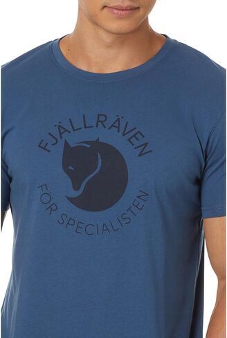 Fjällräven Fox Men's T-Shirt - Breathable, Comfortable, Organic Cotton Fabric, Classic Logo - Hiking, Travel in Saudi Arabia