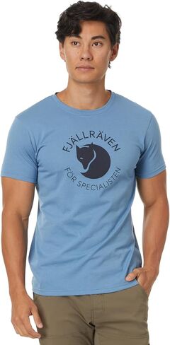 Fjällräven Fox Men's T-Shirt - Breathable, Comfortable, Organic Cotton Fabric, Classic Logo - Hiking, Travel in Saudi Arabia