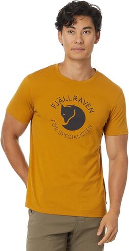 Fjällräven Fox Men's T-Shirt - Breathable, Comfortable, Organic Cotton Fabric, Classic Logo - Hiking, Travel in Saudi Arabia