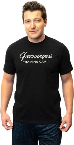 Grossinger's Training Camp Athletic T-Shirt - Vintage Boxing Apparel Workout Tees - Black in Saudi Arabia