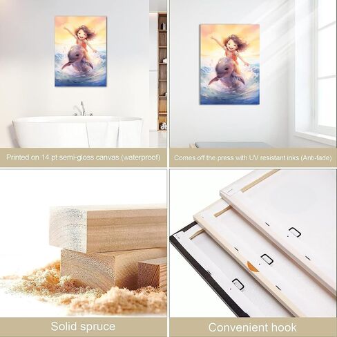 VOCBAN African Wall Art Canvas Set of 3 Orange African Sisters Home Decor,Wall Decorations,Photo Modern Artwork Picture Wall Decor Prints Paintings for Living Room-12x18in Framed in Kuwait