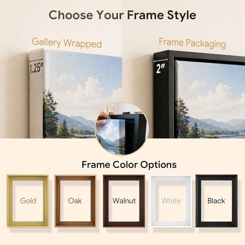 TYPTEK Custom Canvas Prints Personalized with Your Photo, Ships Next Day Ready to Hang, Made in USA Photo Canvas Wall Art for Graduation, Father’s Day, Wedding, Baby, Family & Pet Memorial Gifts in Saudi Arabia