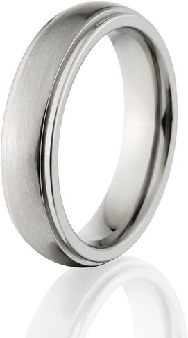 The Jewelry Source Custom 6mm Titanium Band, USA Made Titanium Rings, Comfort Fit Ring in Saudi Arabia